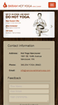 Mobile Screenshot of hotyogavancouver.com